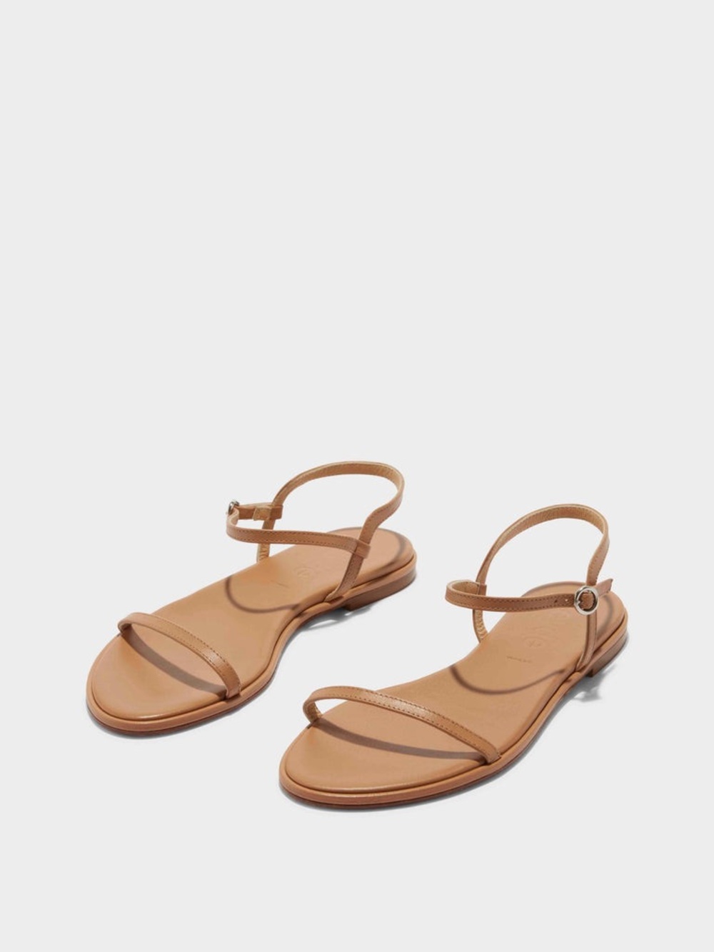 Aeyde Nette Narrow-Strap Ankle Sandal in Tan (9.5 US size) - Picture 2 of 8